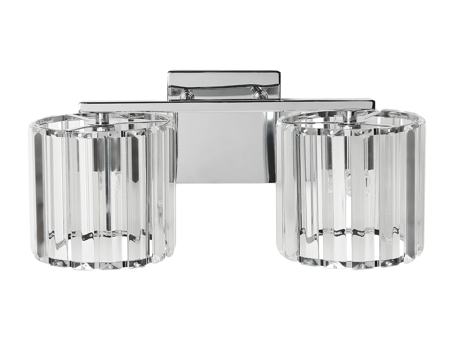 Lampe murale LOURIDO Métal Argenté