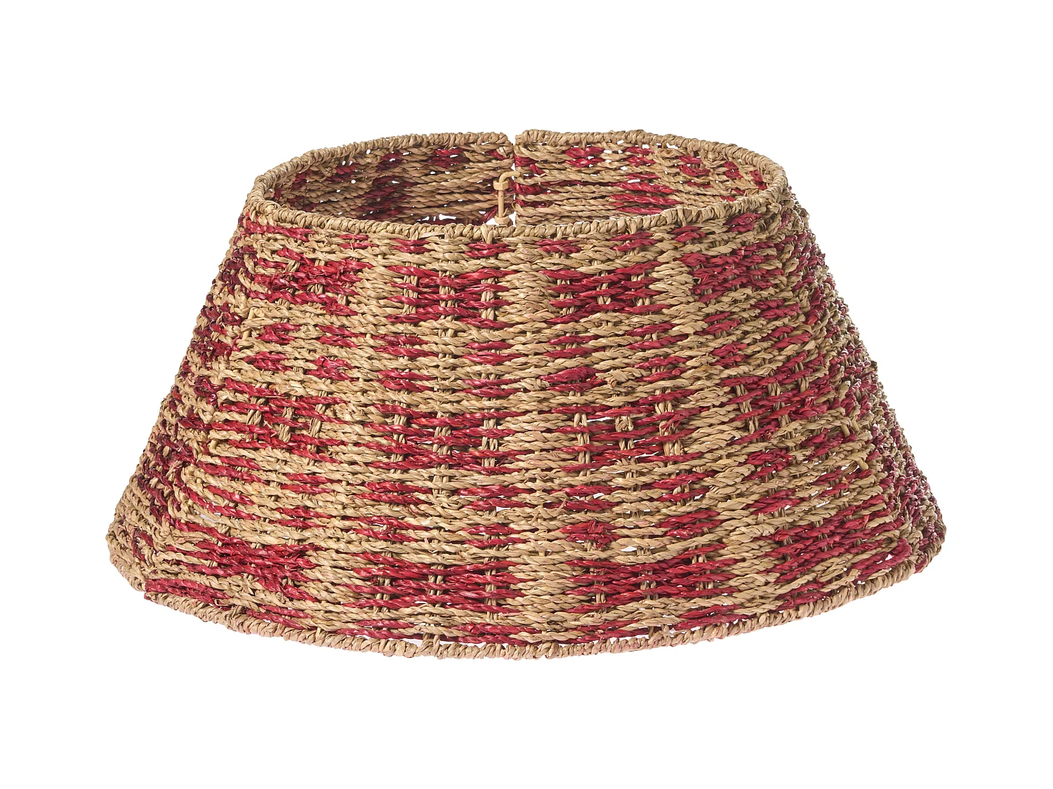 Jupe de sapin de Noël NEIGE Herbier marin Naturel 52 cm