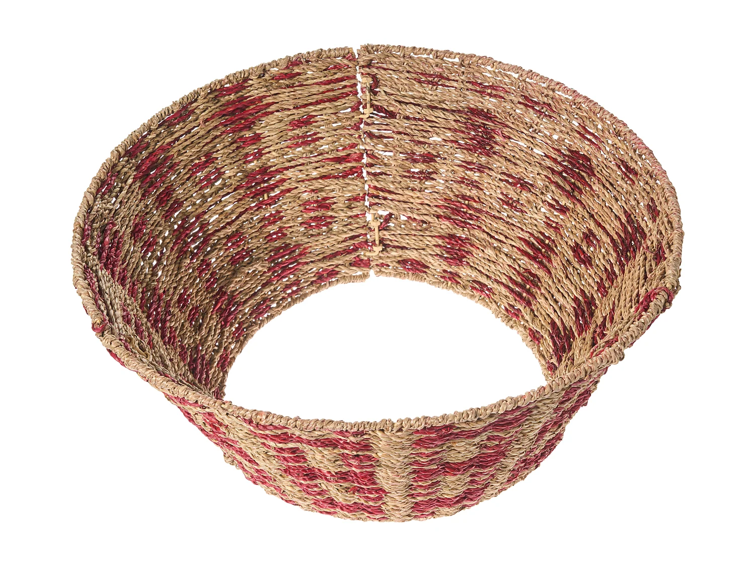 Jupe de sapin de Noël NEIGE Herbier marin Naturel 52 cm