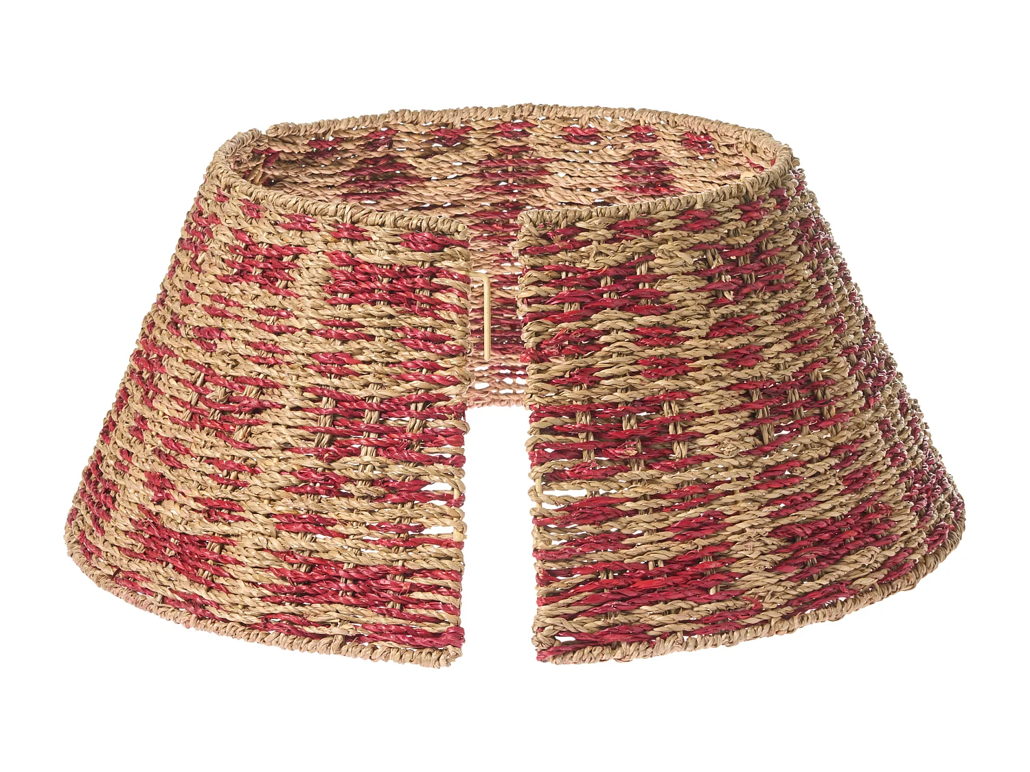 Jupe de sapin de Noël NEIGE Herbier marin Naturel 52 cm