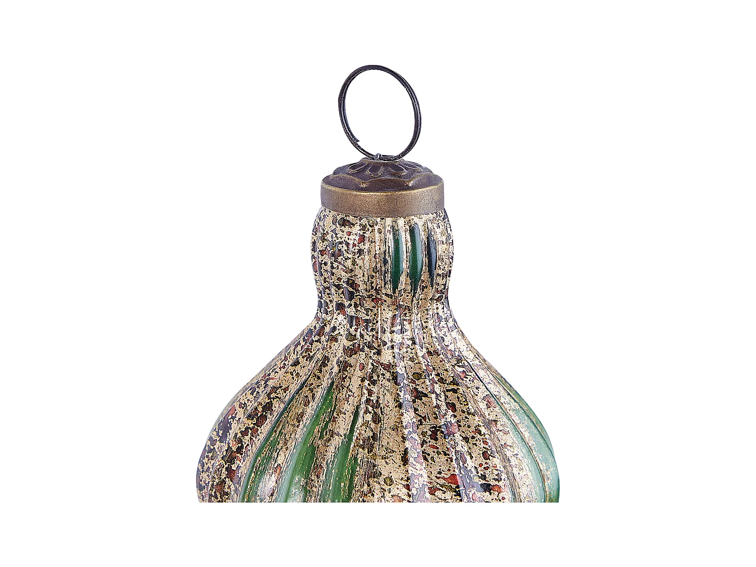 Lot de 8 boules BRILLANT Verre Vert