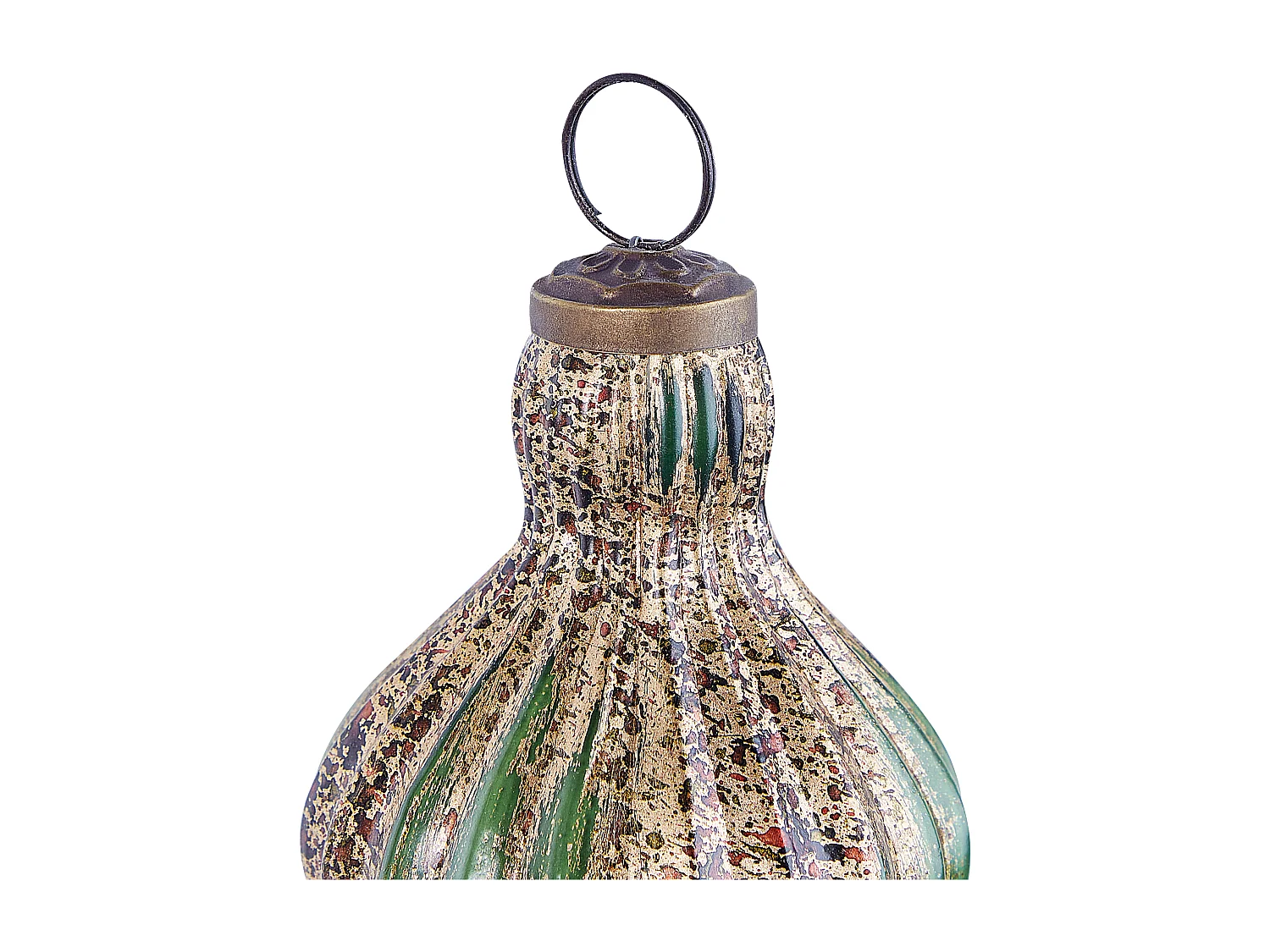 Lot de 8 boules BRILLANT Verre Vert