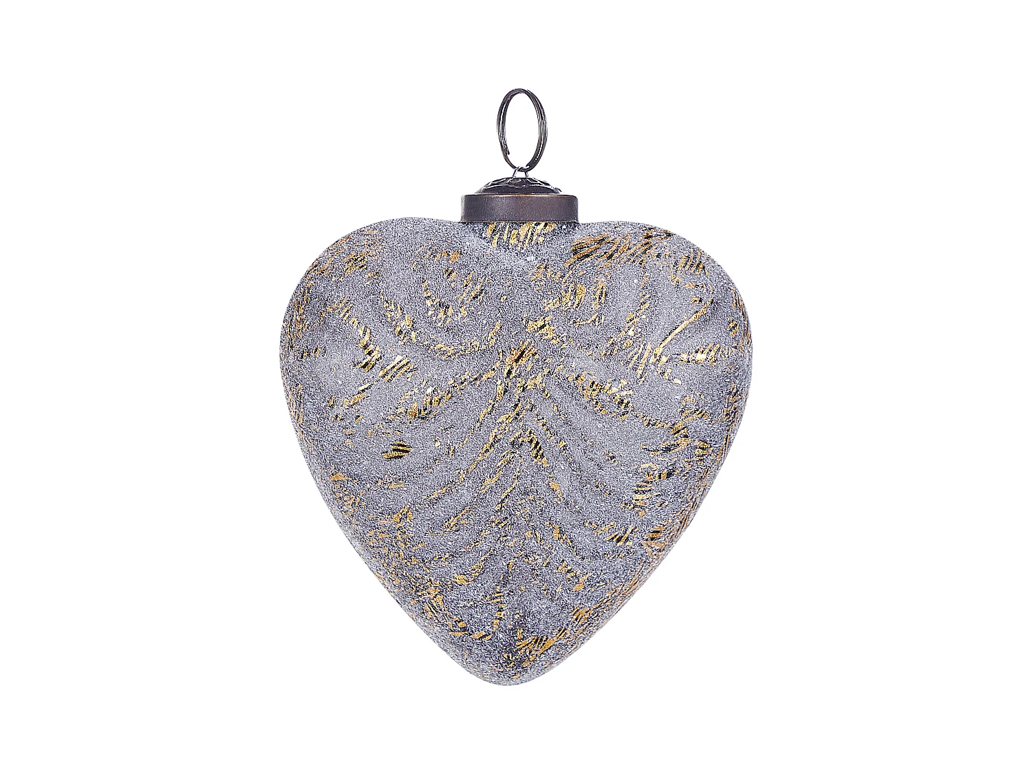 Lot de 8 boules FERIABLE Verre Gris