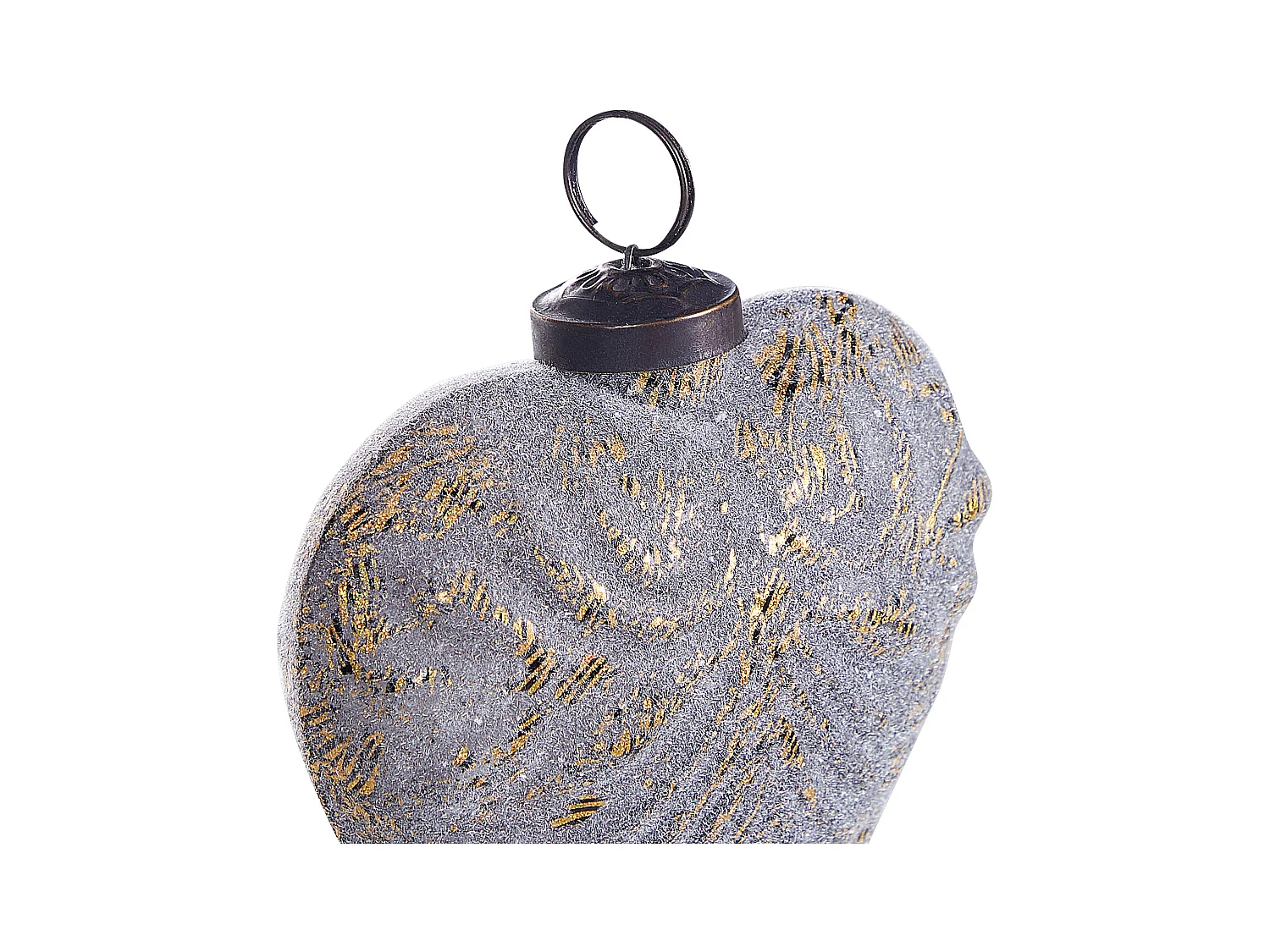 Lot de 8 boules FERIABLE Verre Gris