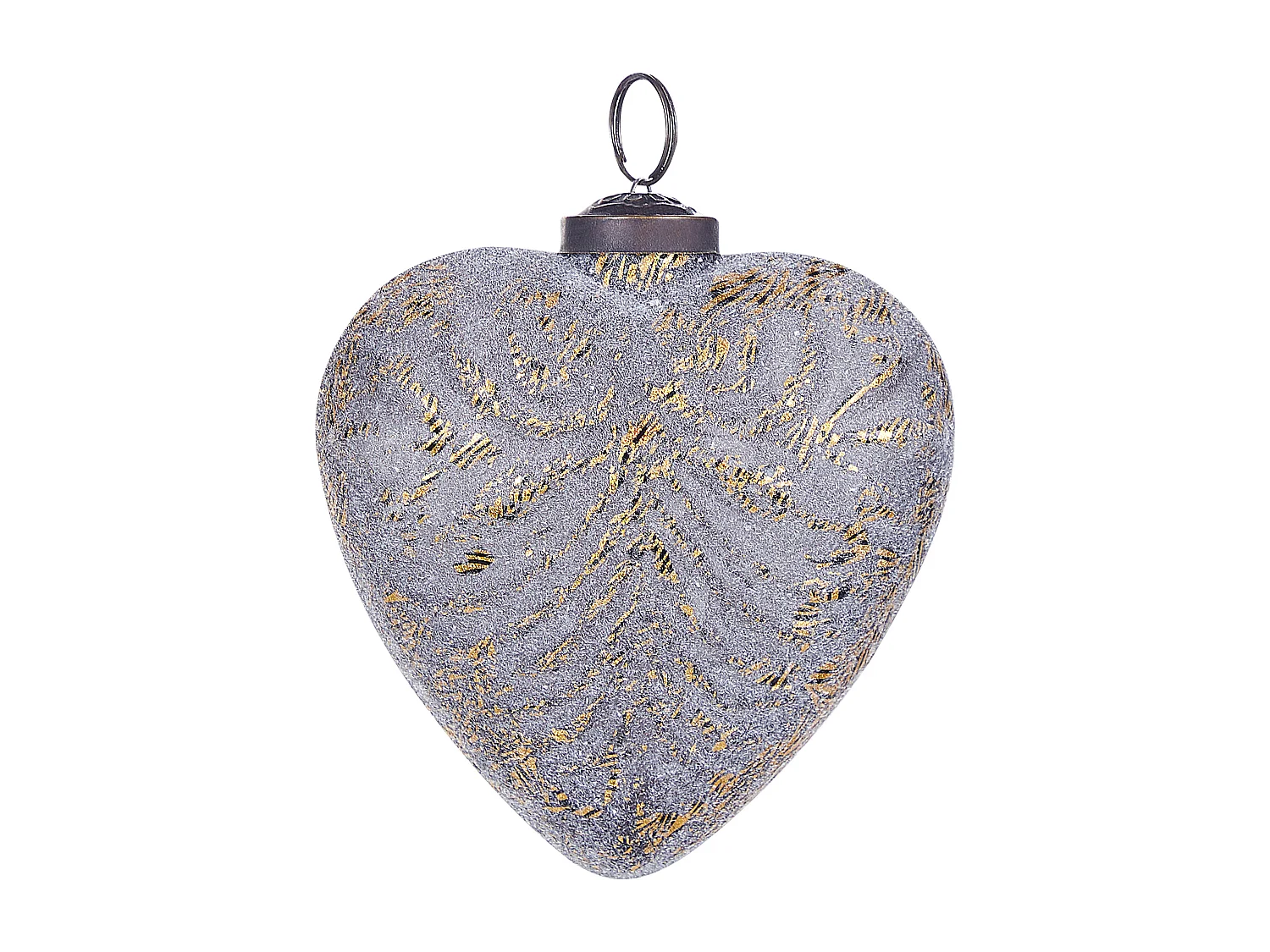 Lot de 8 boules FERIABLE Verre Gris