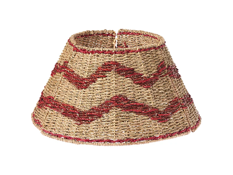 Jupe de sapin de Noël HIVER Herbier marin Rouge 43 cm