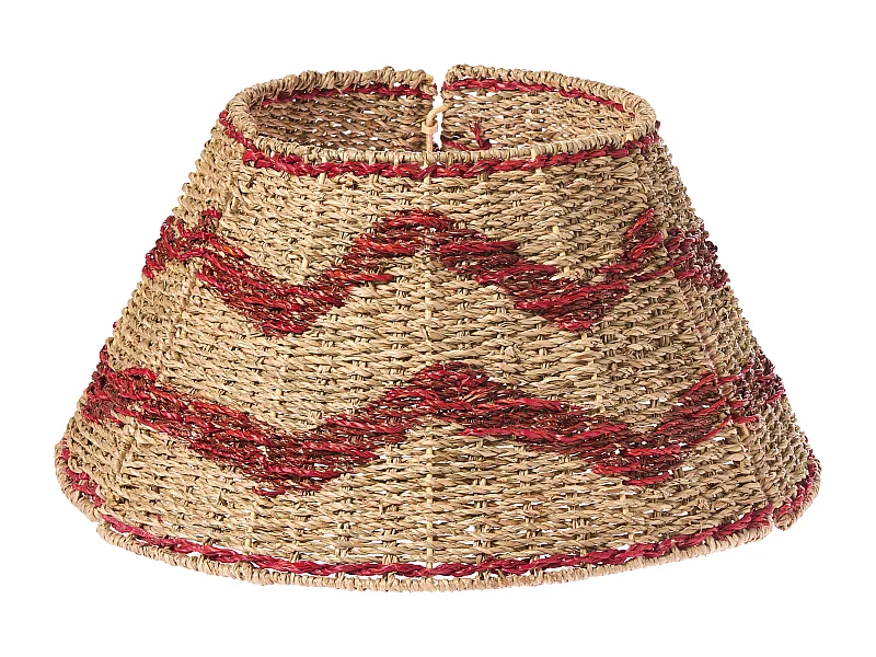 Jupe de sapin de Noël HIVER Herbier marin Rouge 43 cm