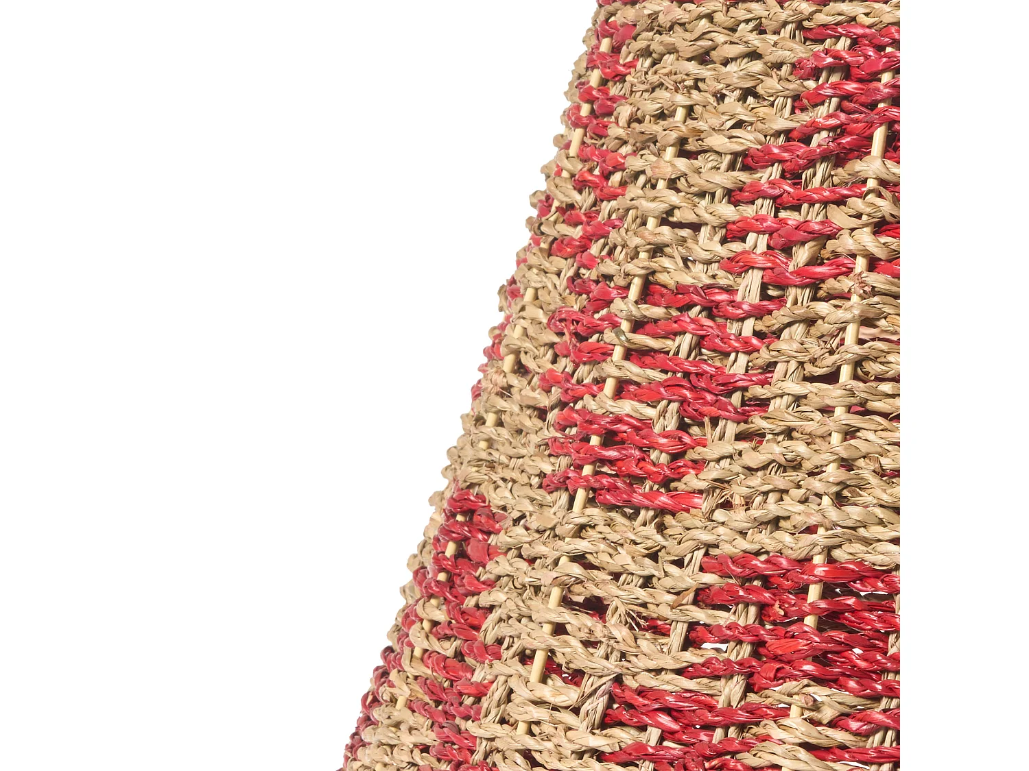 Jupe de sapin de Noël GLACE Herbier marin Rouge 60 cm