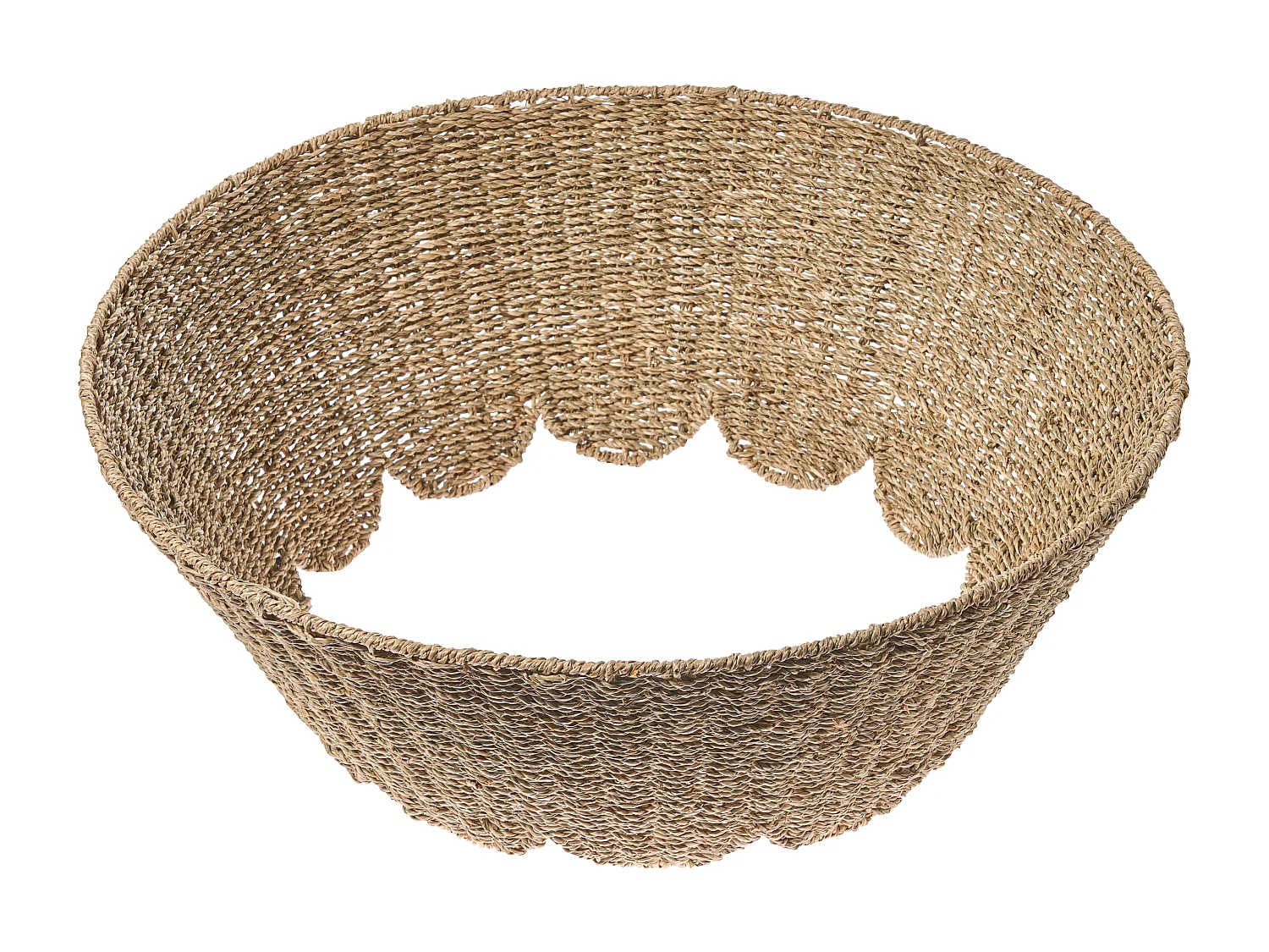 Jupe de sapin de Noël GIVRE Herbier marin Naturel 67 cm