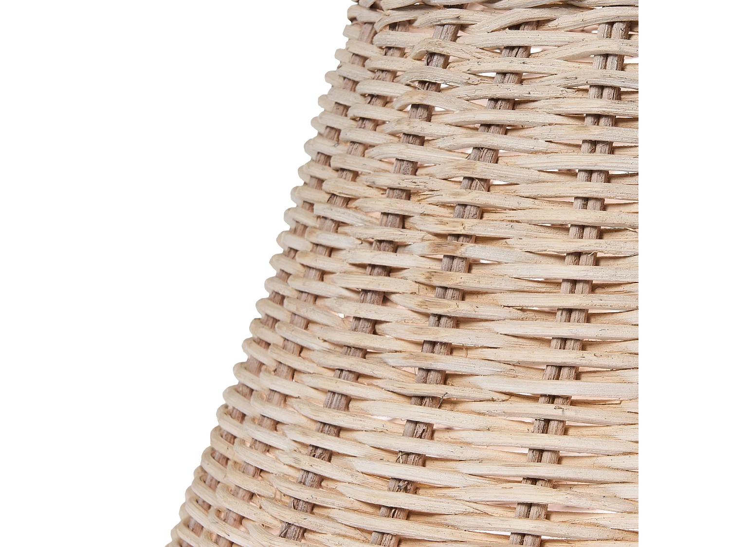 Jupe de sapin de Noël FLOCON Rotin Marron clair 47 cm
