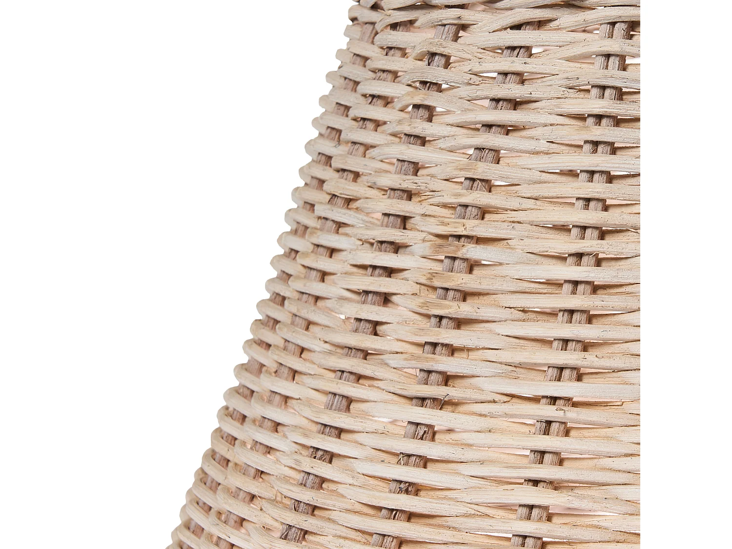 Jupe de sapin de Noël FLOCON 47 cm Rotin Marron clair