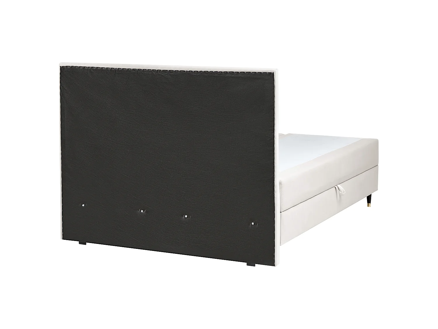 Divan Bed with Storage DAME Velvet Off-White 160 x 200 cm (EU King Size)