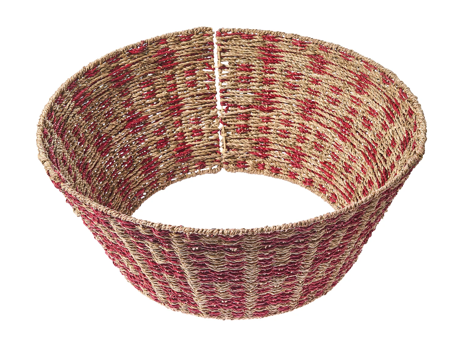 Jupe de sapin de Noël NEIGE Herbier marin Naturel 60 cm