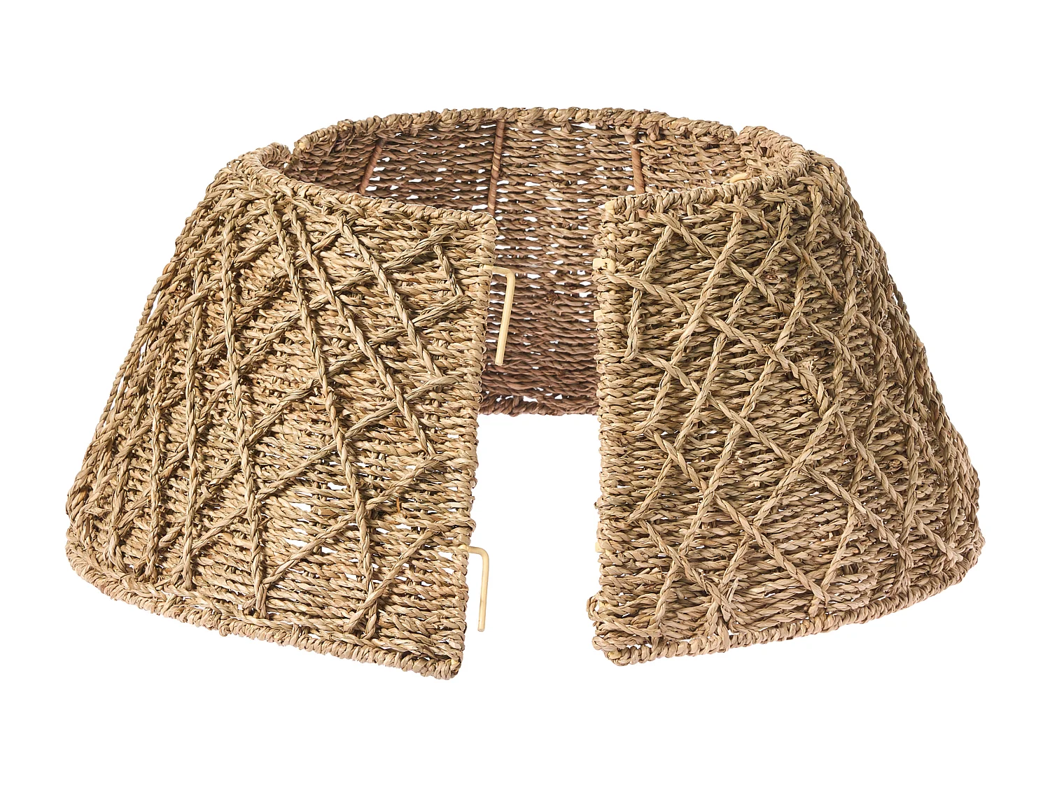 Jupe de sapin de Noël BOUGIE Herbier marin Naturel 53 cm