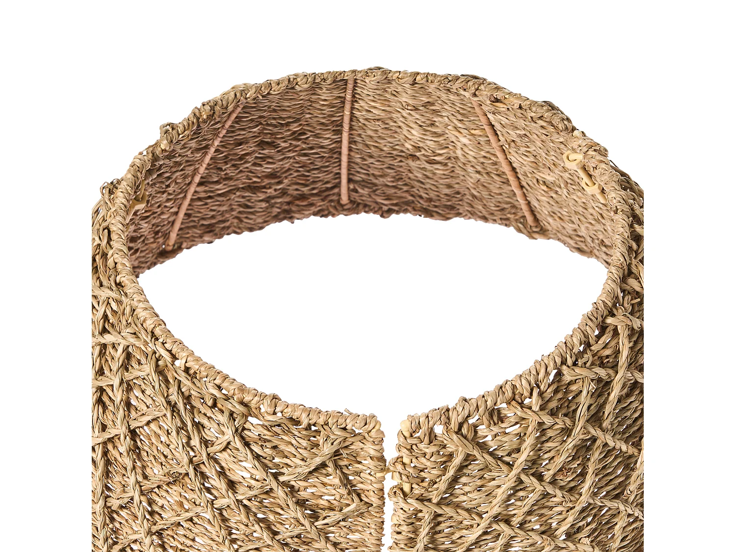 Jupe de sapin de Noël BOUGIE Herbier marin Naturel 53 cm