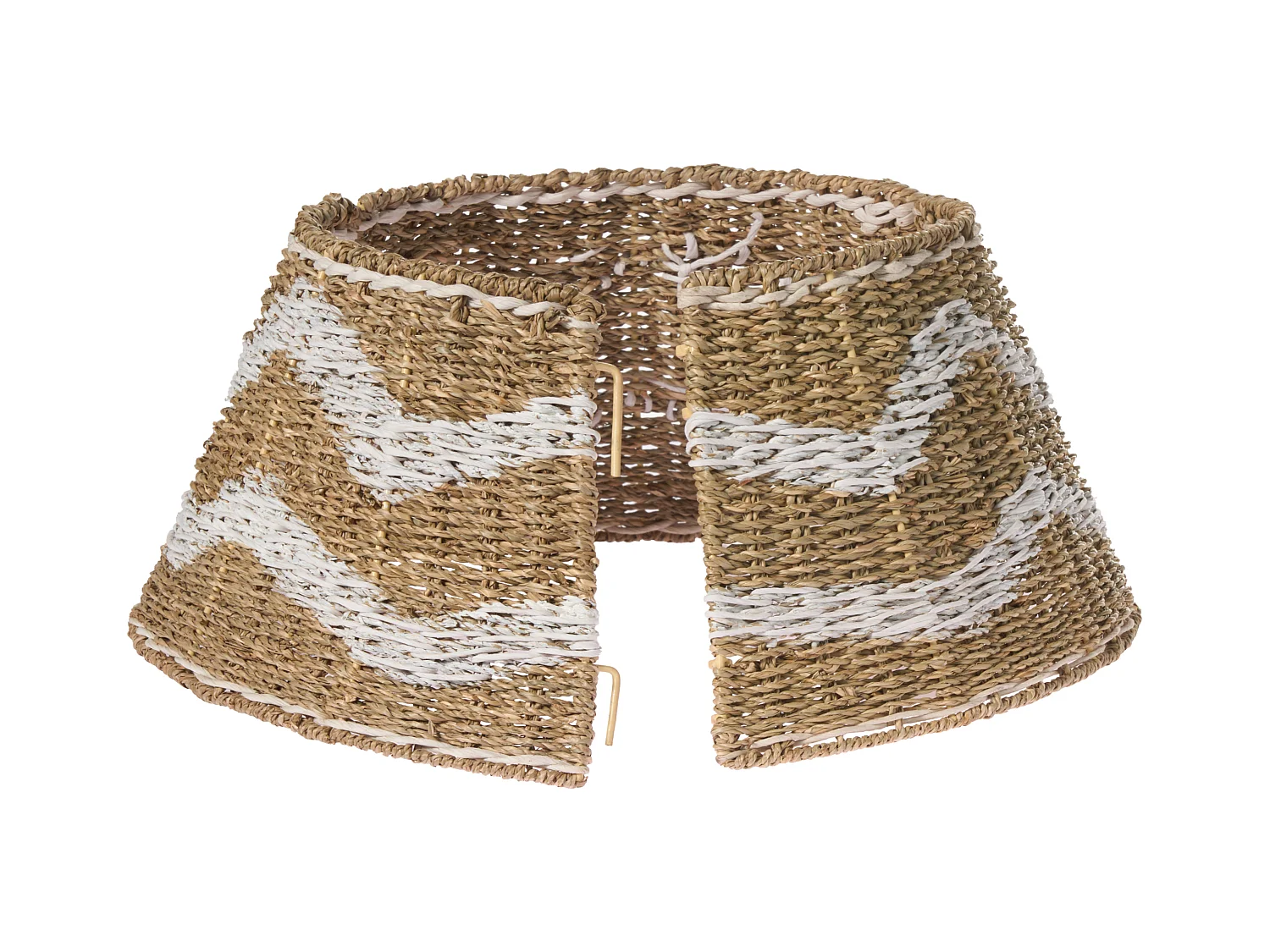 Jupe de sapin de Noël HIVER Herbier marin Naturel 60 cm