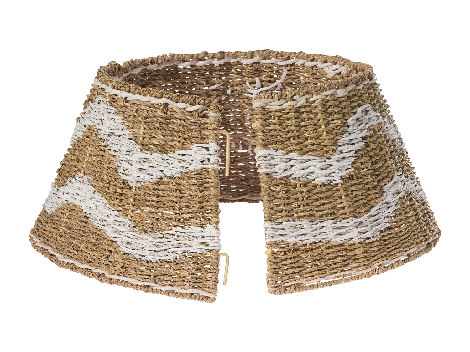 Jupe de sapin de Noël HIVER Herbier marin Naturel 60 cm