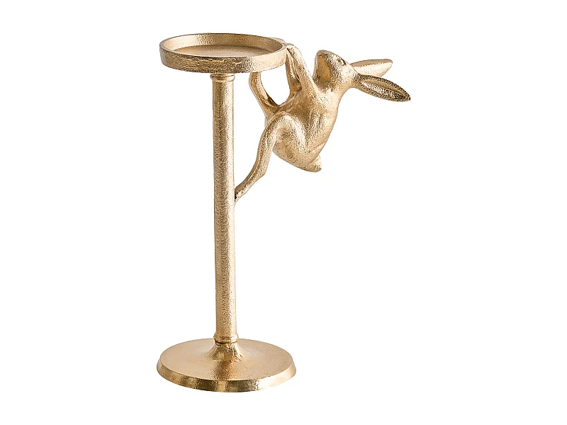 Bougeoir KOSOR Métal 25 cm Doré