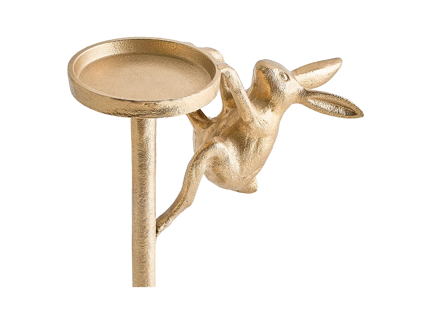 Bougeoir KOSOR Métal 25 cm Doré