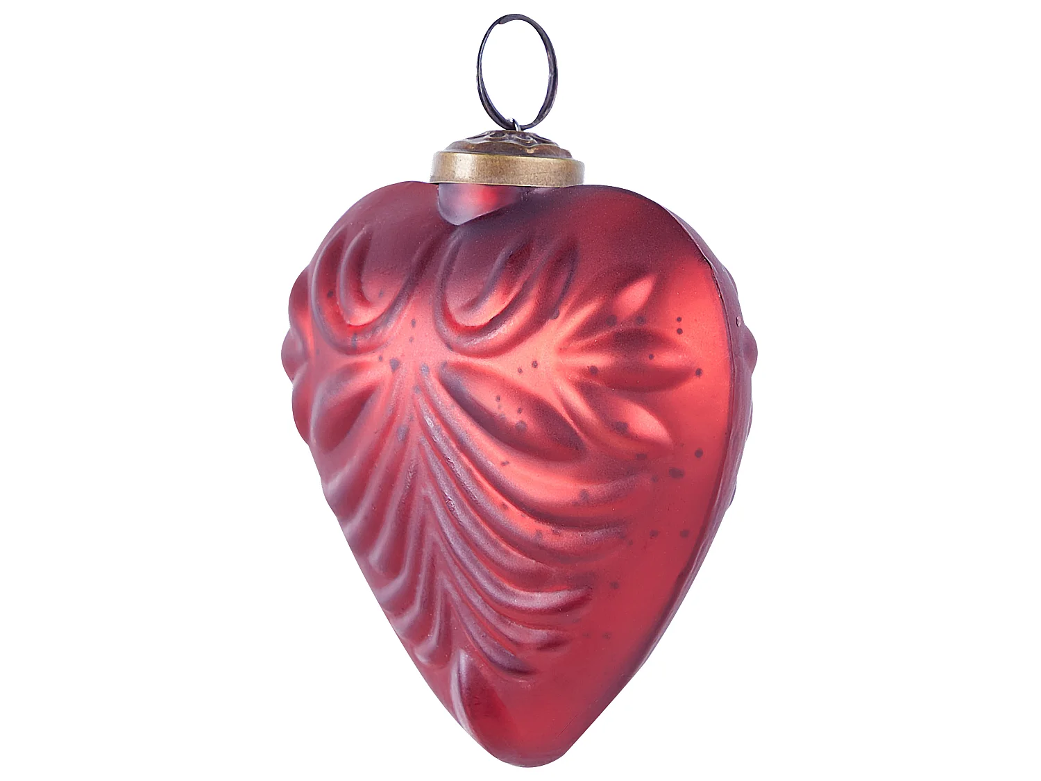 Lot de 8 boules FERIABLE Verre Rouge