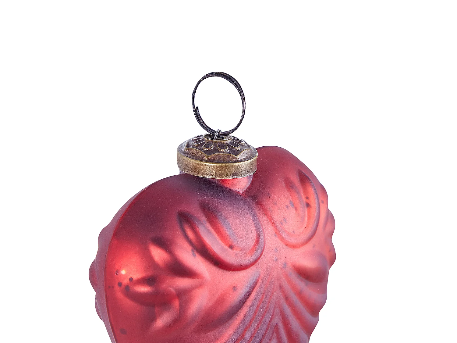 Lot de 8 boules FERIABLE Verre Rouge