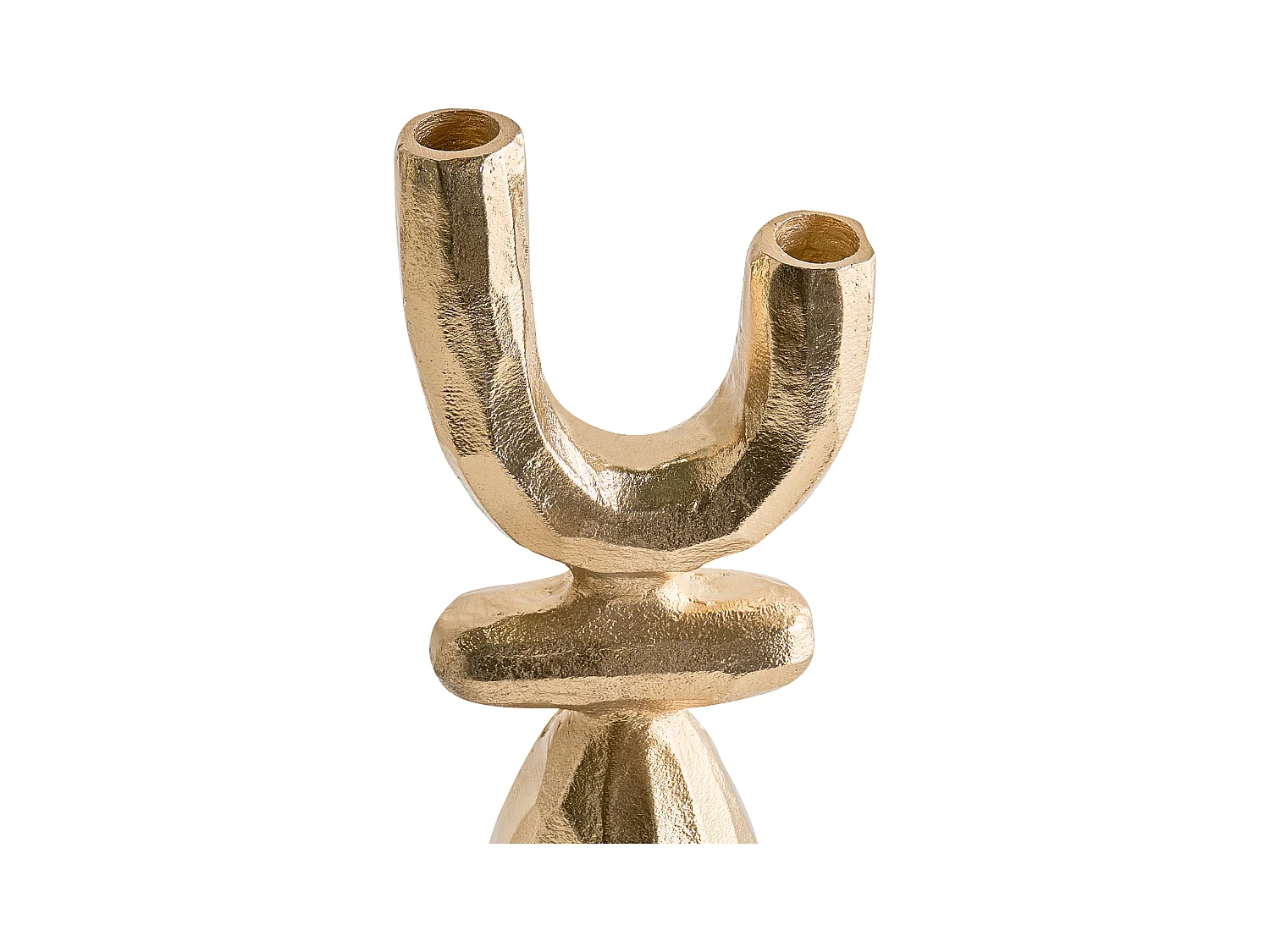 Bougeoir KRADENIK Métal 33 cm Doré