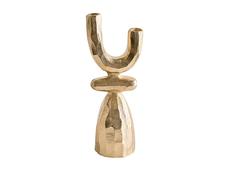 Bougeoir KRADENIK Métal 33 cm Doré