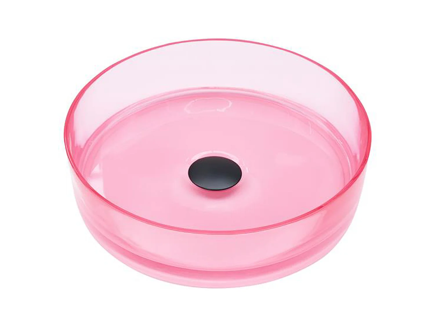 Vasque à poser TOLOSA ⌀ 36 cm Surface solide Rose