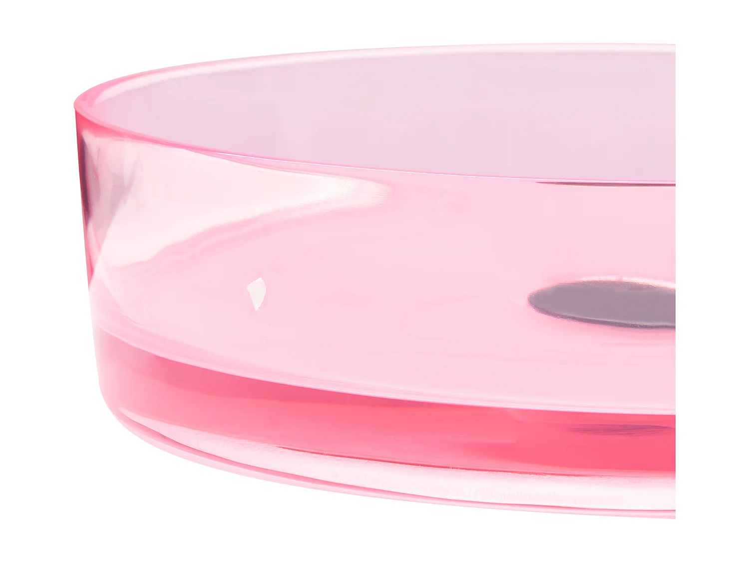 Vasque à poser TOLOSA ⌀ 36 cm Surface solide Rose