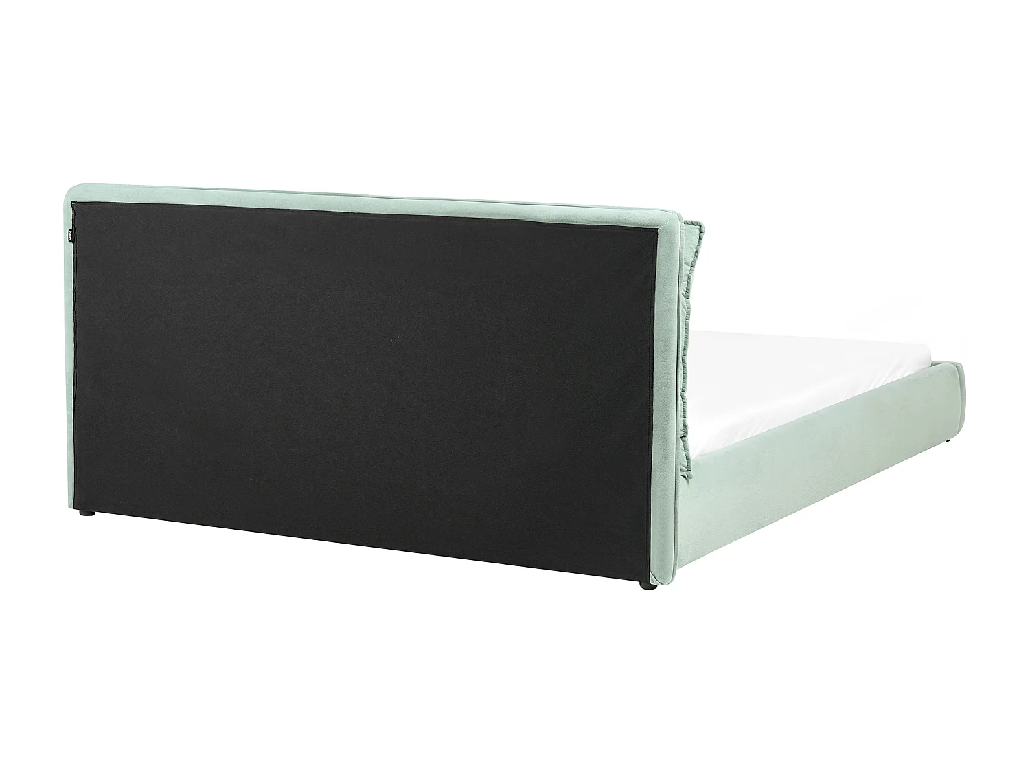 Lit avec sommier Velours BAJONNA 180 x 200 cm Vert menthe