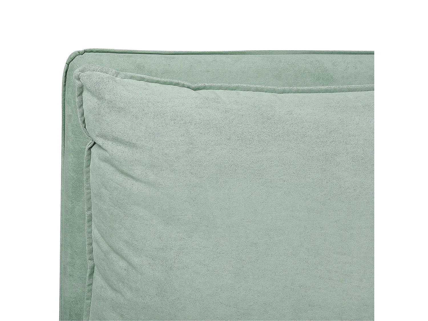 Lit avec sommier Velours BAJONNA 180 x 200 cm Vert menthe