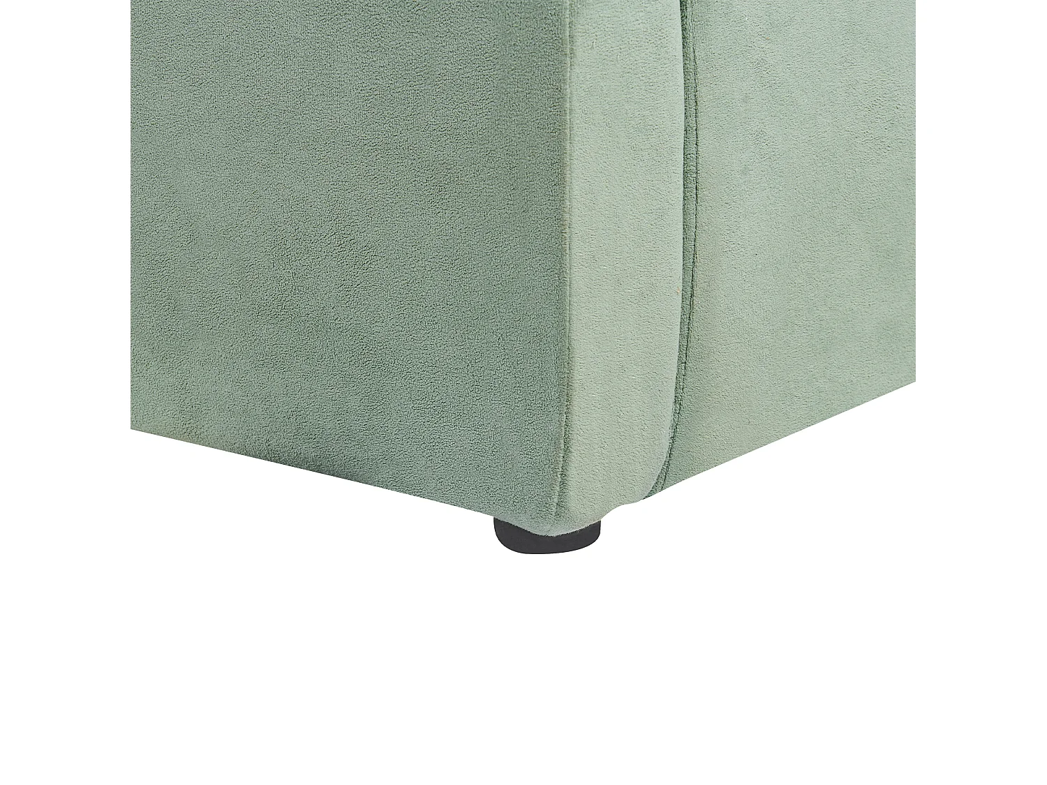 Lit avec sommier Velours BAJONNA 180 x 200 cm Vert menthe