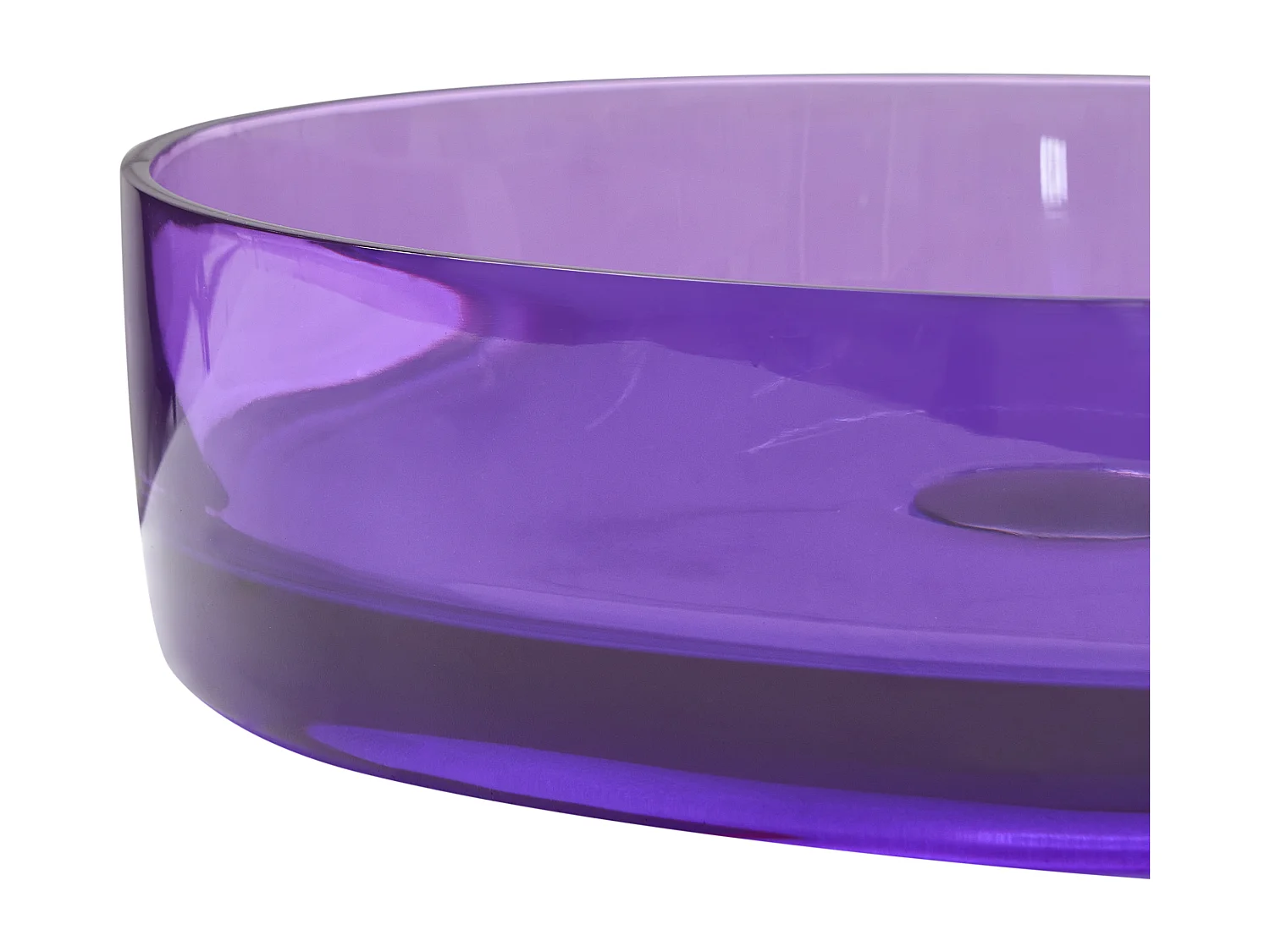 Bassin de comptoir rond ⌀ 36 cm violet TOLOSA