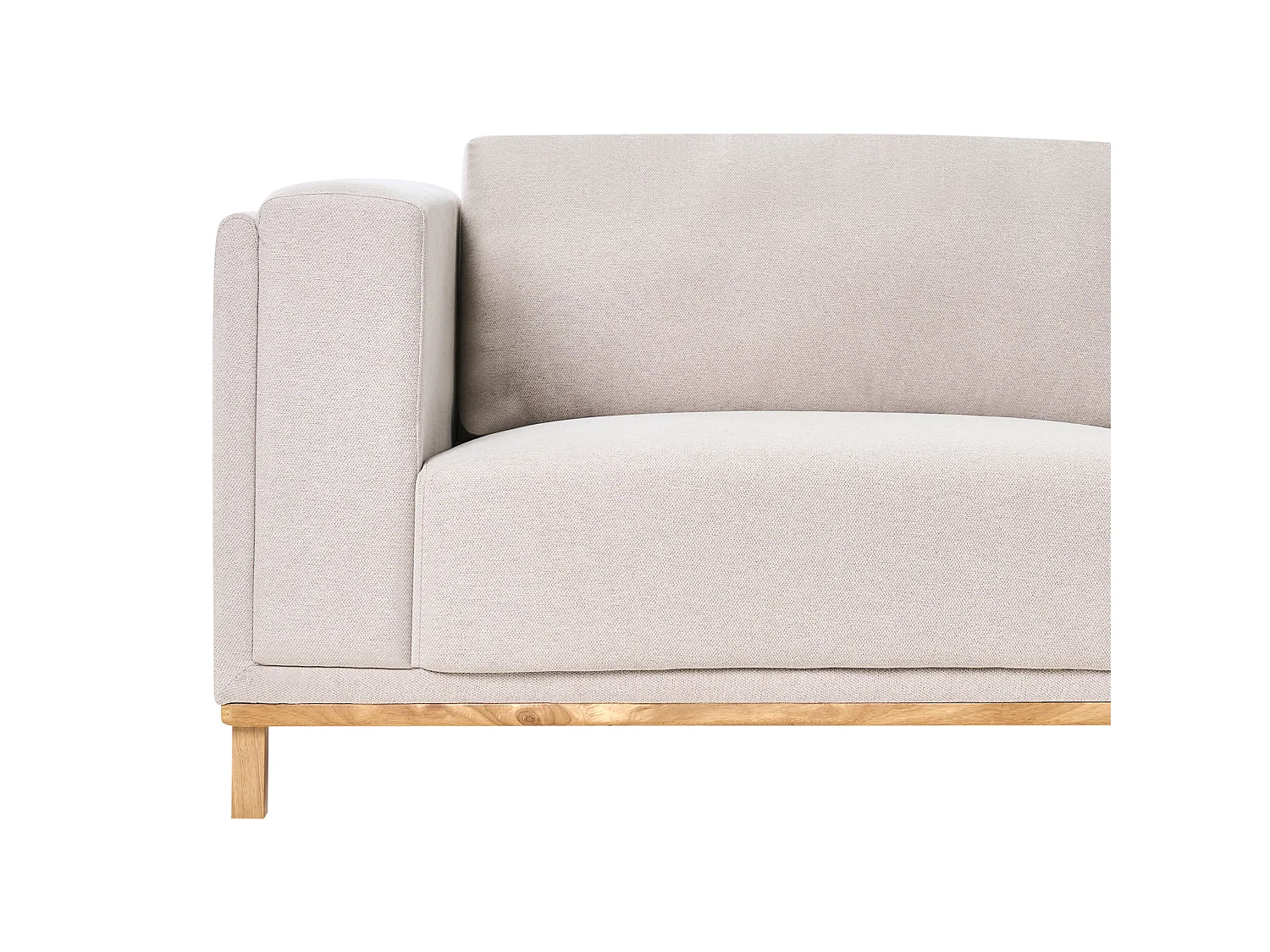 Corner Sofa 5 Seater VENG Fabric Light Beige Left Hand