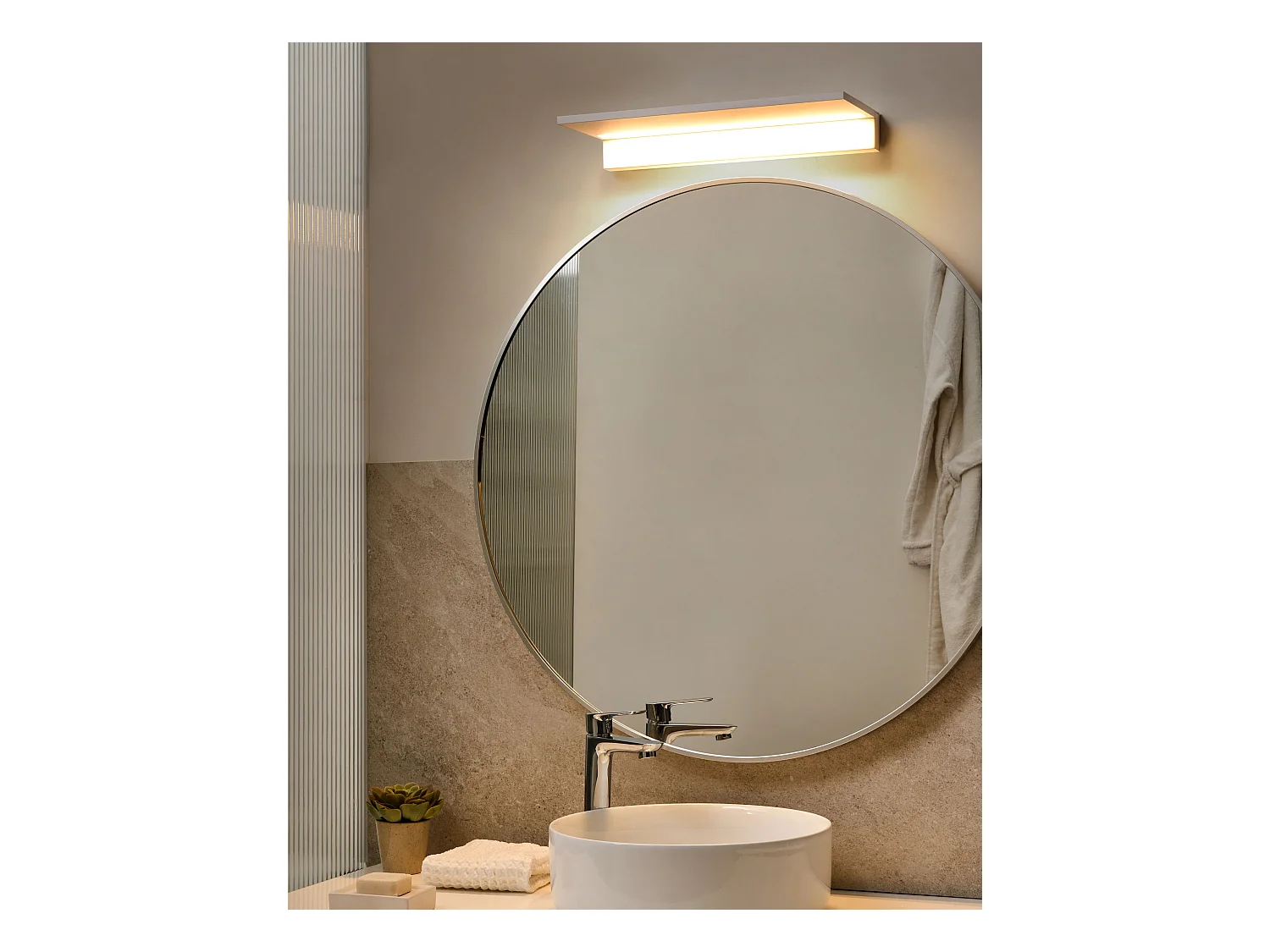 Lampe murale FERREIRA Métal Blanc