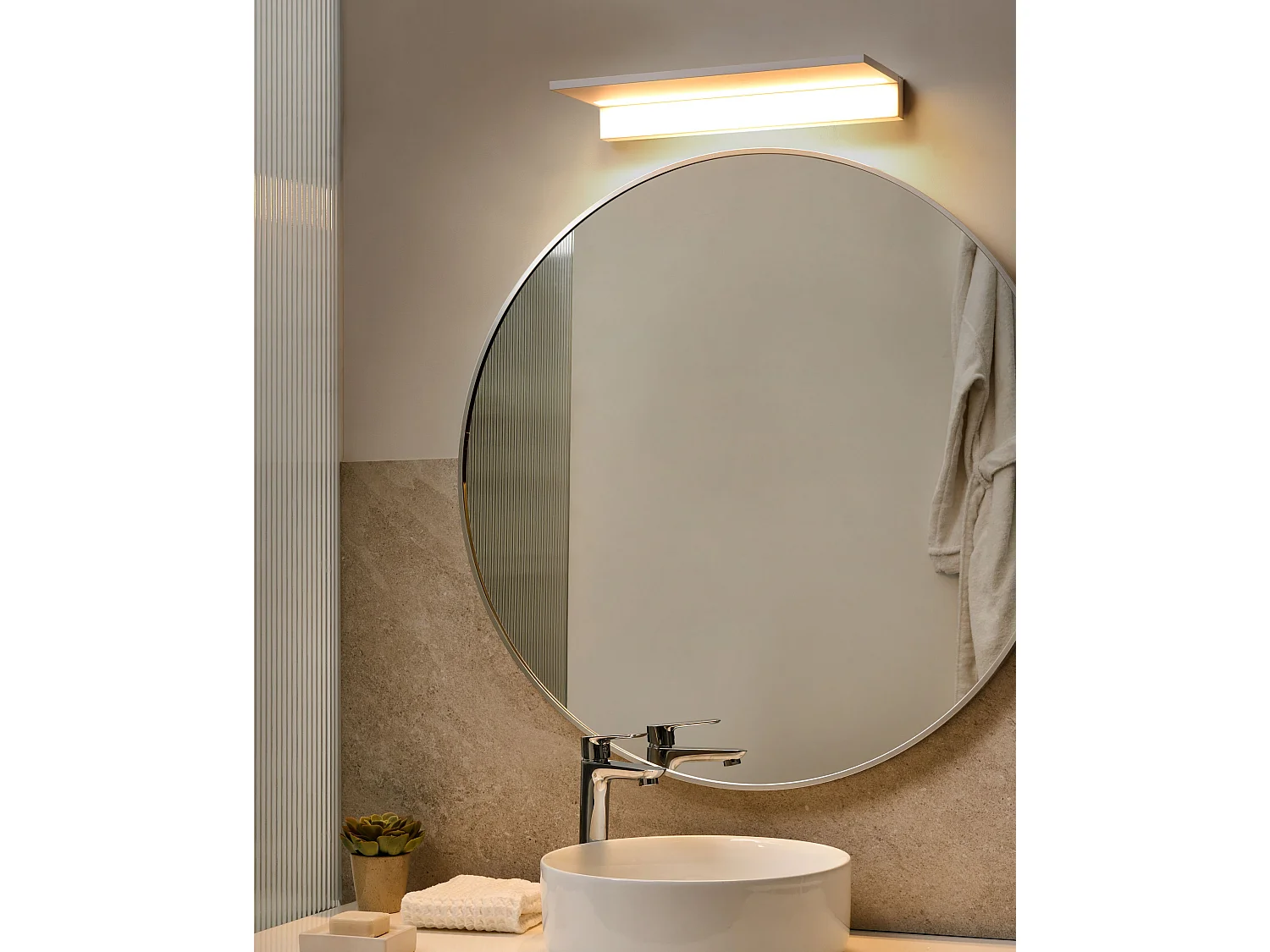 Lampe murale FERREIRA Métal Blanc