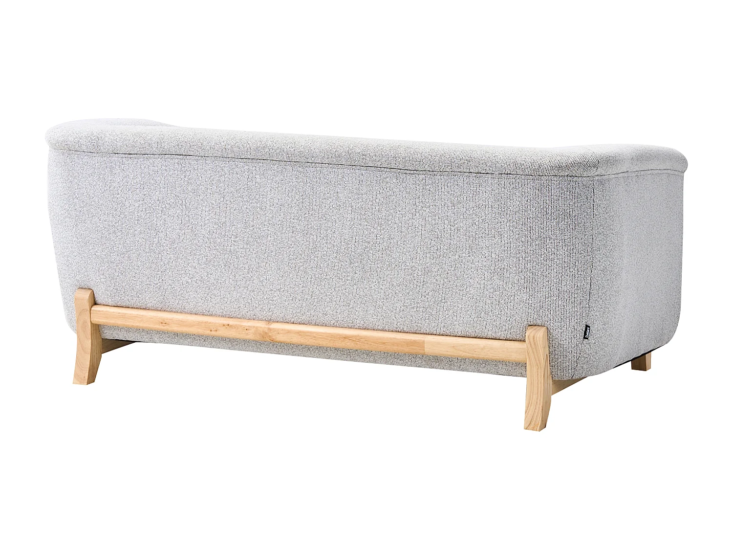 Canapé 2 places ALNOR Tissu Gris clair