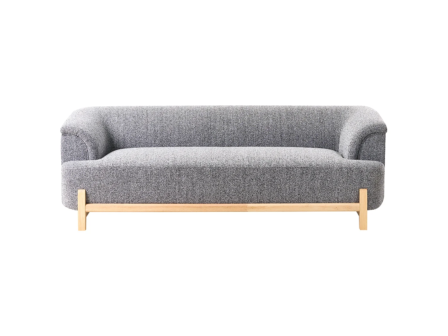 Sofa 3 Seater ALNOR Fabric Dark Grey