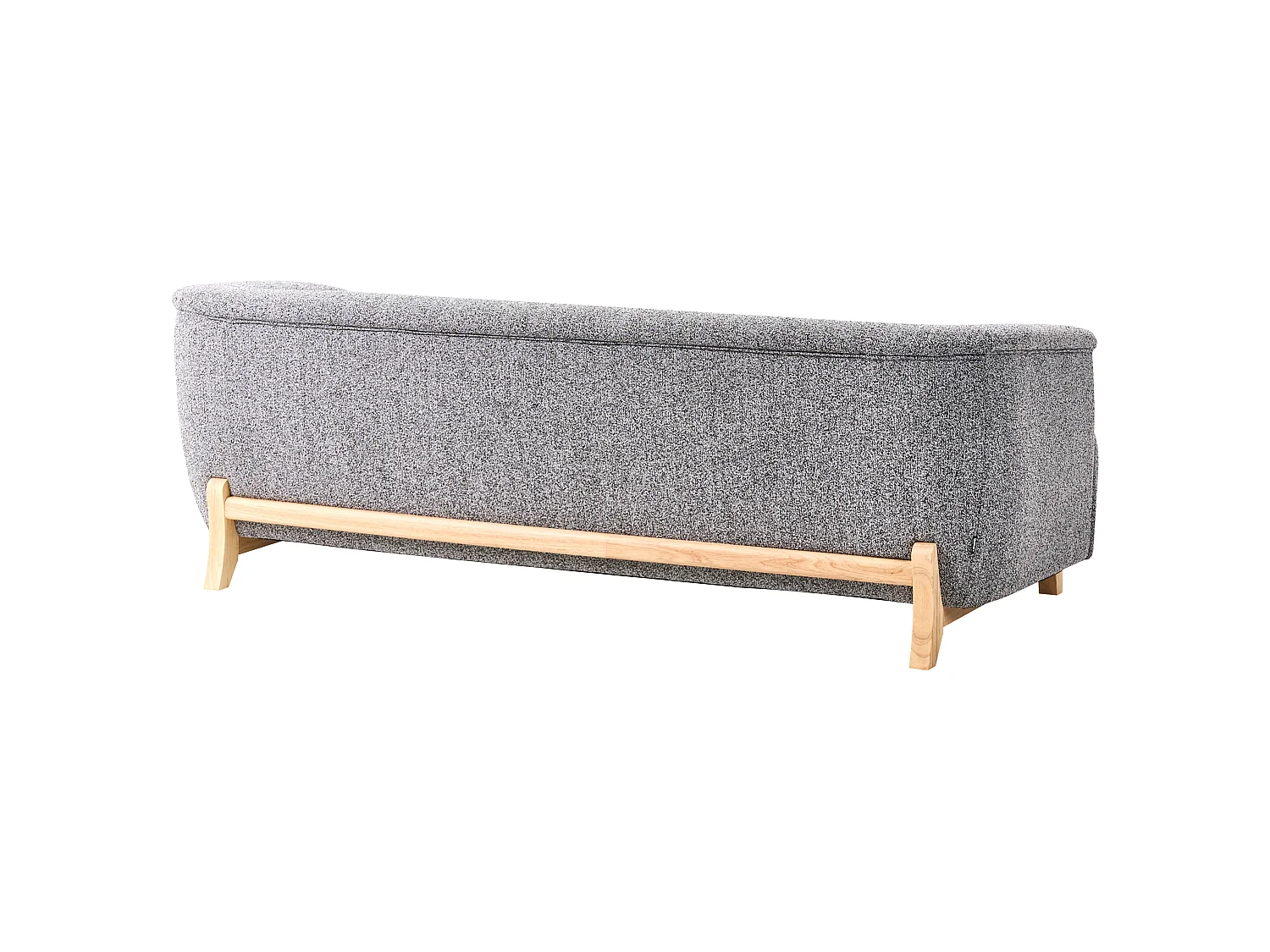 Sofa 3 Seater ALNOR Fabric Dark Grey