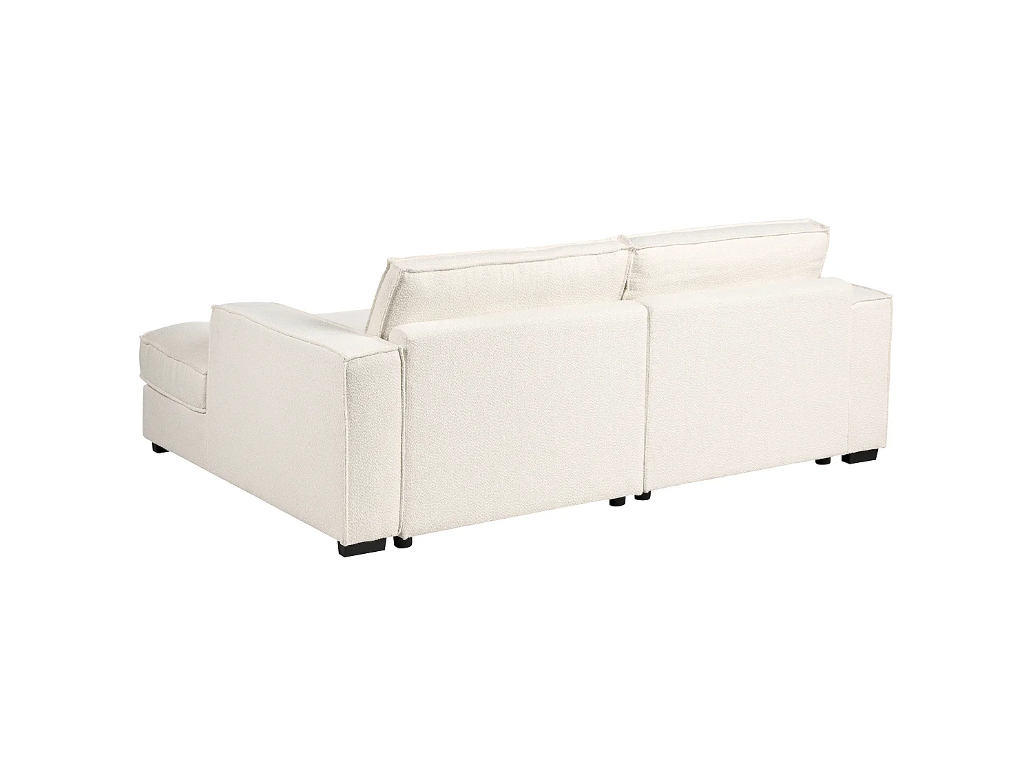 Corner Sofa KOLDING Boucle Light Beige Left Hand