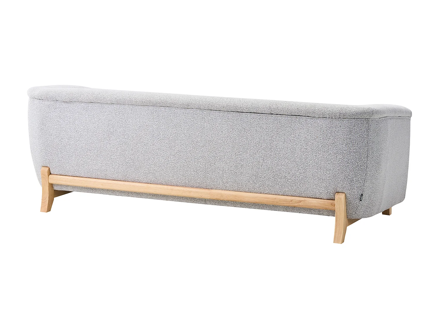 Canapé 3 places ALNOR Tissu Gris clair