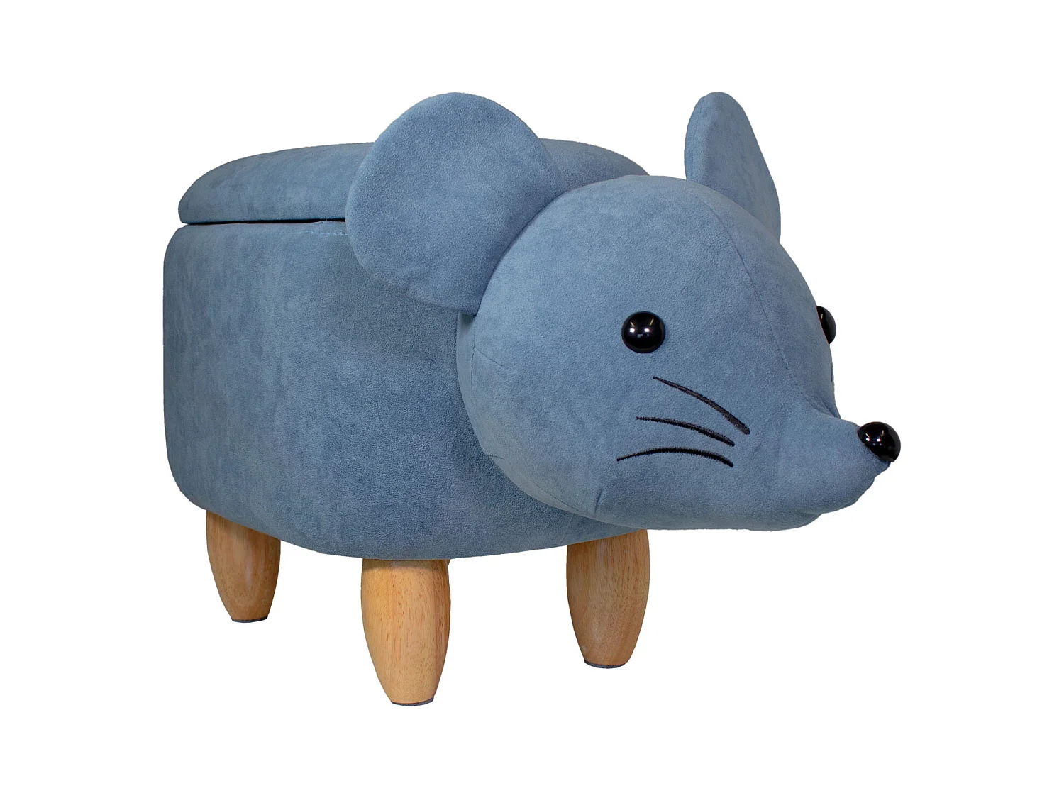 TIERHOCKER Maus Grau