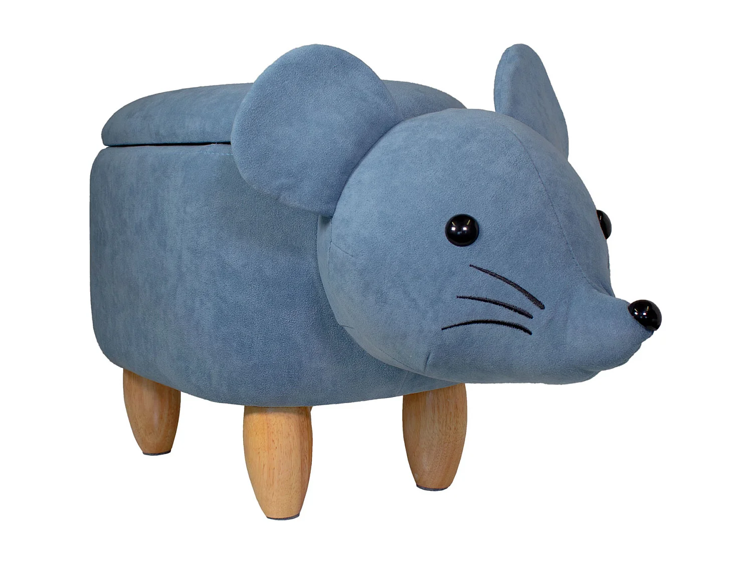 TIERHOCKER Maus Grau