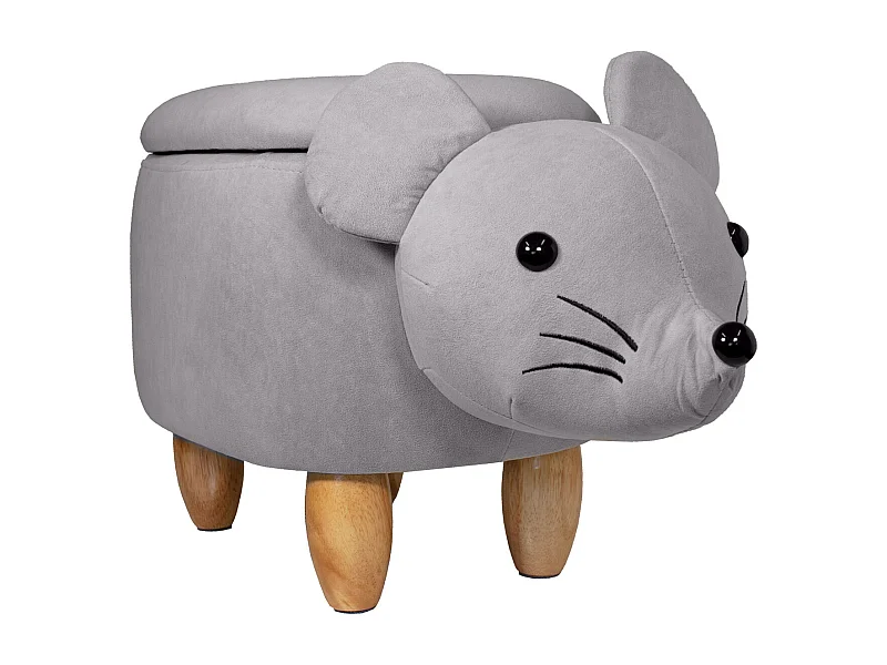 TIERHOCKER mit Staufach Maus