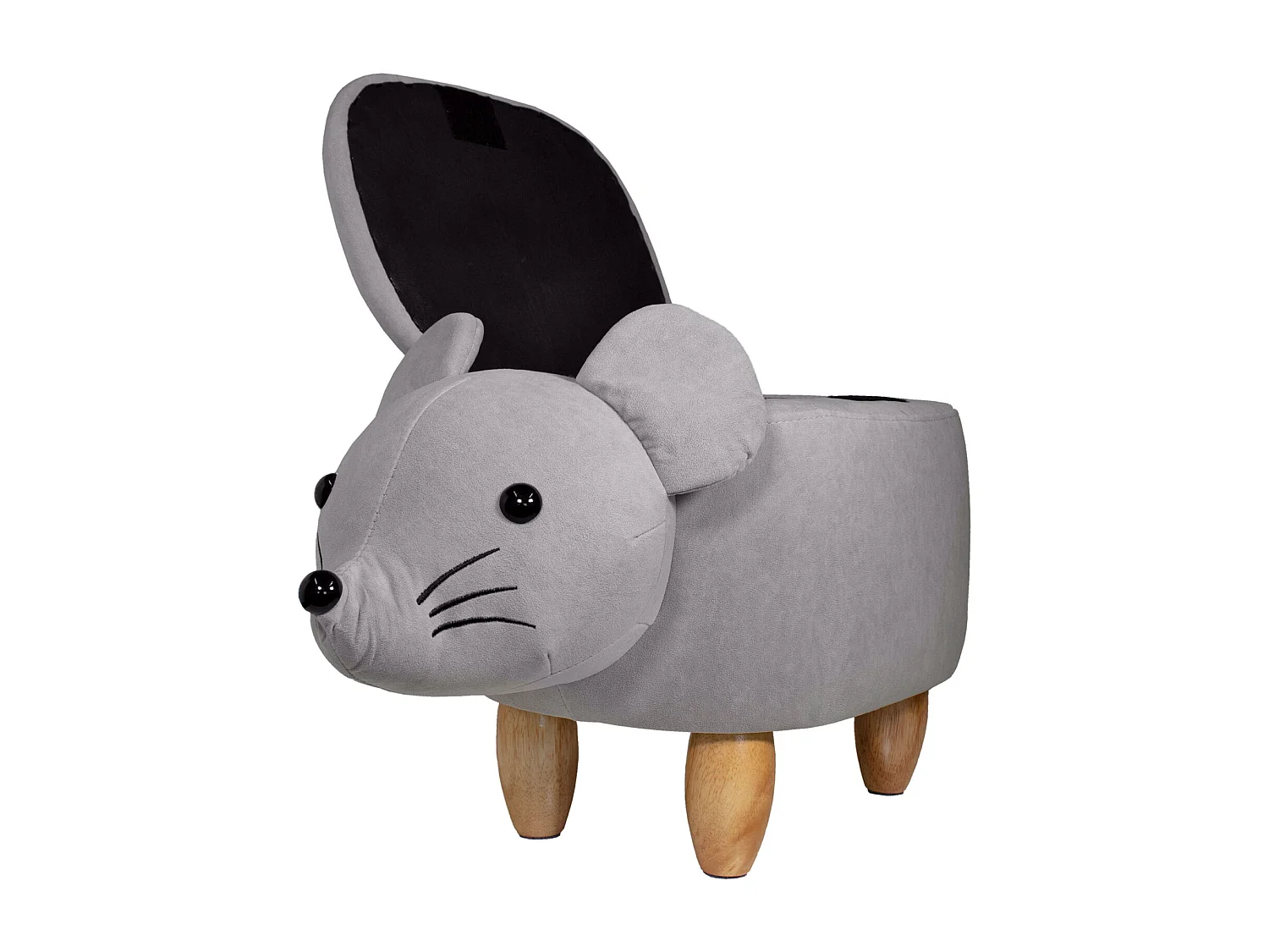 TIERHOCKER mit Staufach Maus