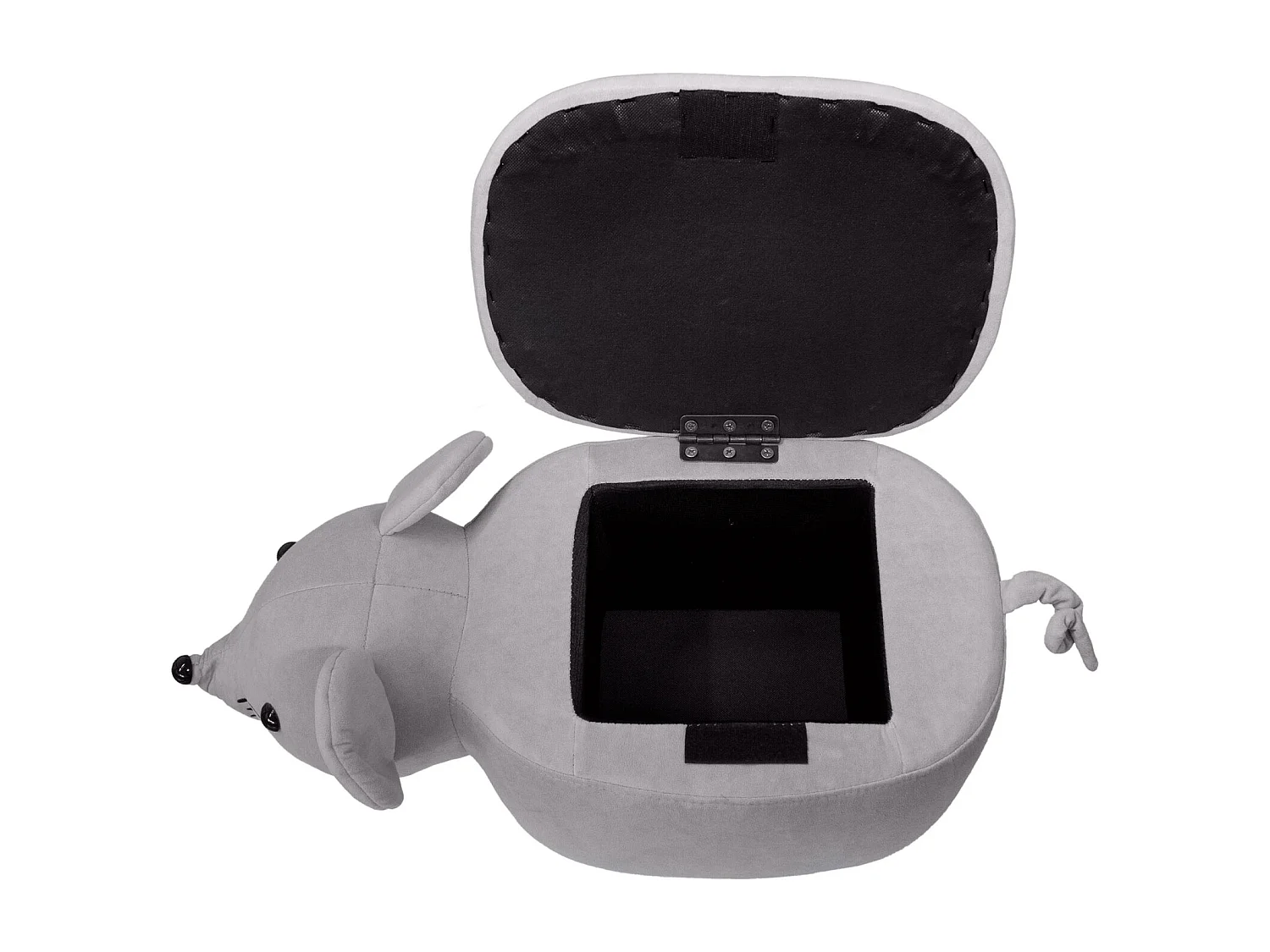 TIERHOCKER mit Staufach Maus