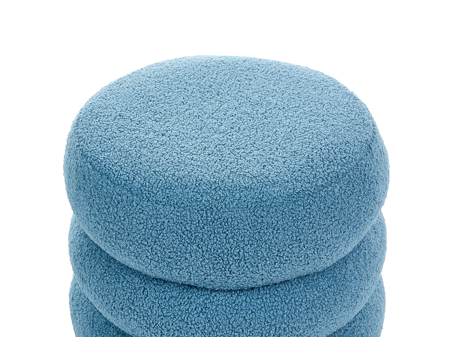 Pouffe SUMPTER Boucle Blue