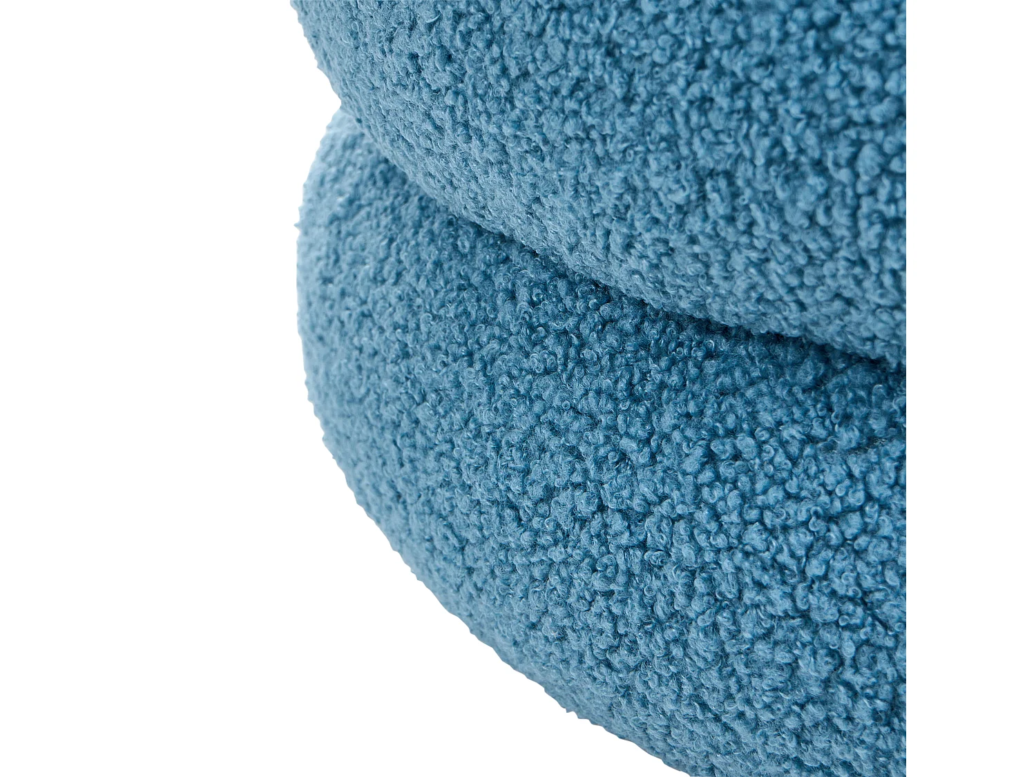Pouffe SUMPTER Boucle Blue
