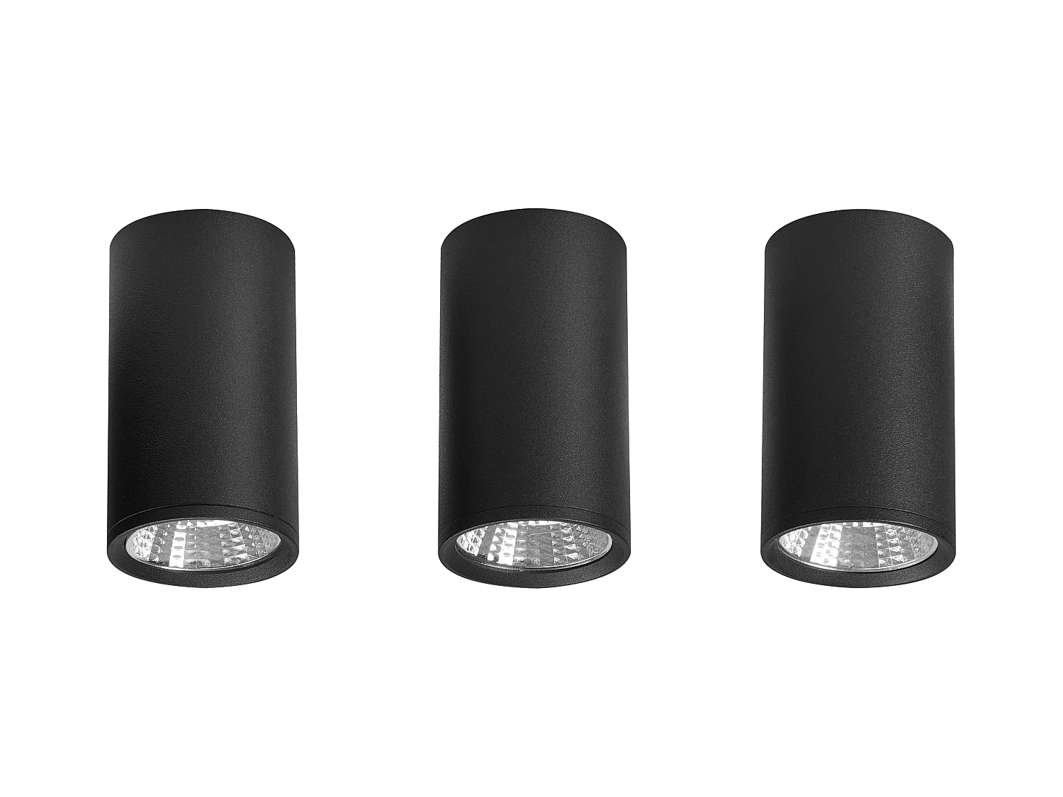 Plafonnier à LED BARCALA Métal Noir