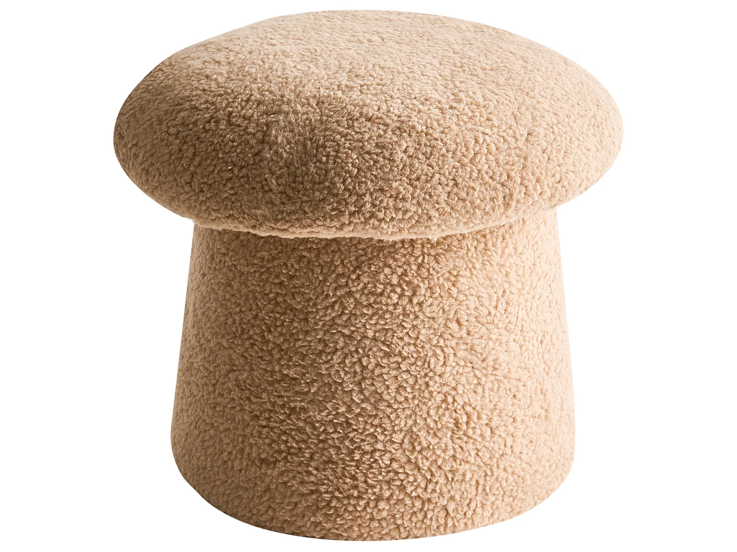 Pouffe EUFAULA Boucle Beige